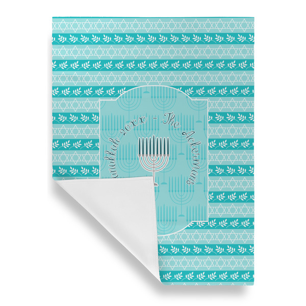 Hanukkah House Flags - Single Sided - FRONT FOLDED