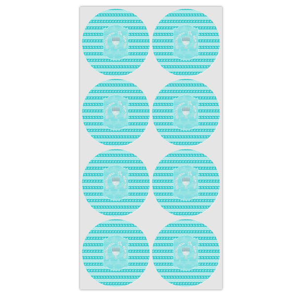 Hanukkah Icing Circle - Medium - Set of 8
