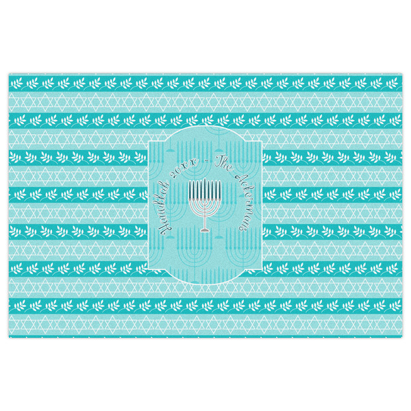 Hanukkah Indoor / Outdoor Rug - 4'x6' - Front Flat