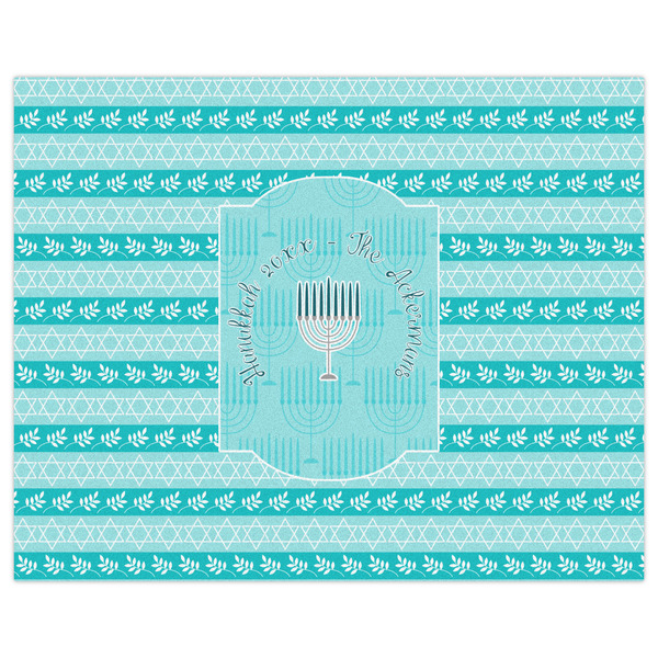 Hanukkah Indoor / Outdoor Rug - 8'x10' - Front Flat