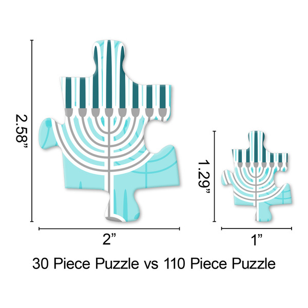 Hanukkah Jigsaw Puzzle - Piece Comparison