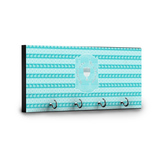 Hanukkah Key Hanger - Front View with Hooks