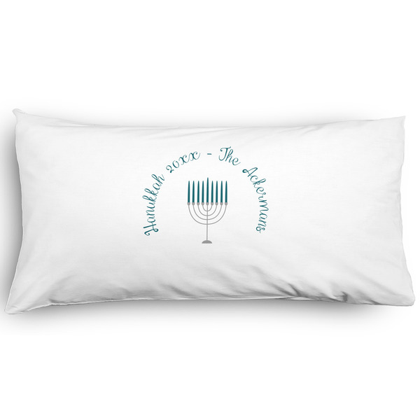 Custom Hanukkah Pillow Case - King - Graphic (Personalized)