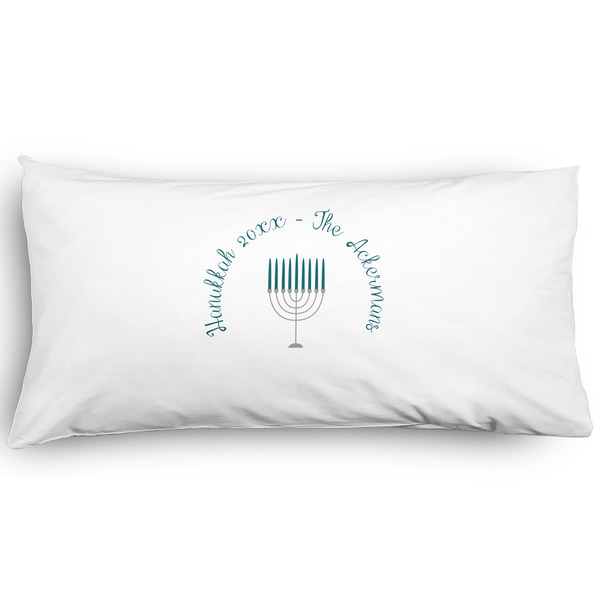 Custom Hanukkah Pillow Case - King - Graphic (Personalized)