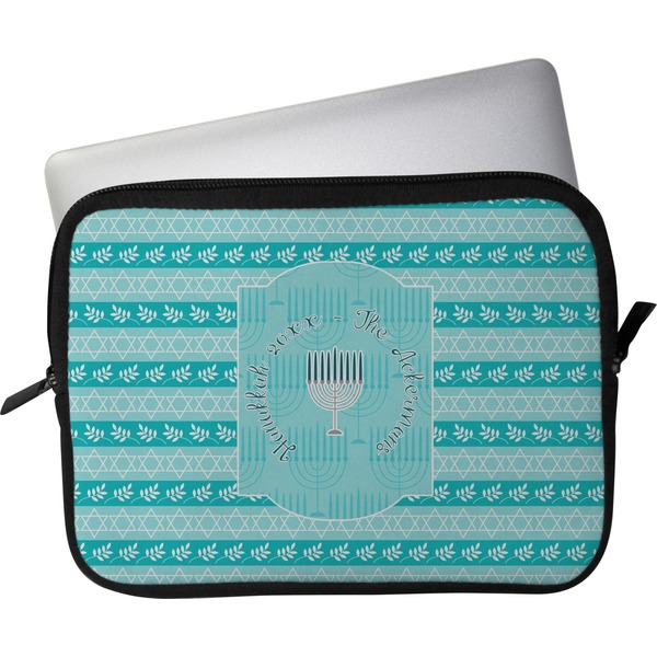 Custom Hanukkah Laptop Sleeve / Case - 11" (Personalized)