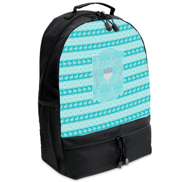 Custom Hanukkah Backpacks - Black (Personalized)