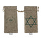 Hanukkah Large Burlap Gift Bag - Front & Back (Personalized)