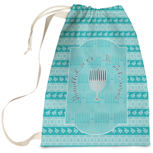 Custom Hanukkah Laundry Bag (Personalized)