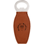 Hanukkah Leatherette Bottle Opener (Personalized)