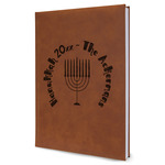 Hanukkah Leather Sketchbook (Personalized)