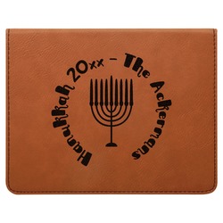 Hanukkah Leatherette 4-Piece Wine Tool Set (Personalized)