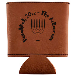 Hanukkah Leatherette Can Sleeve (Personalized)