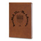 Hanukkah Leatherette Journals - Large - Double Sided - Angled View