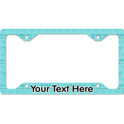 Hanukkah License Plate Frame - Style C (Personalized)