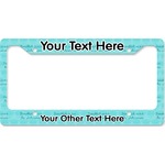 Hanukkah License Plate Frame - Style B (Personalized)