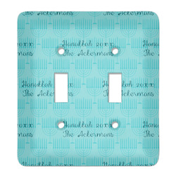 Hanukkah Light Switch Cover (2 Toggle Plate) (Personalized)