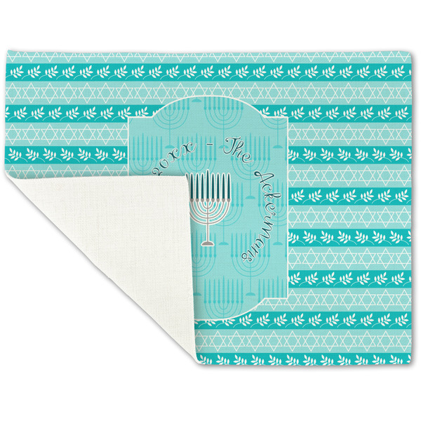 Hanukkah Linen Placemat - Folded Corner (single side)