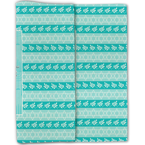 Hanukkah Linen Placemat - Folded Half (double sided)