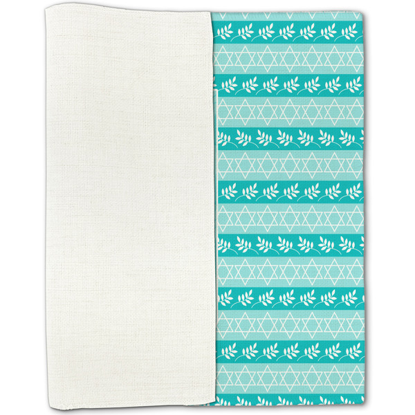 Hanukkah Linen Placemat - Folded Half