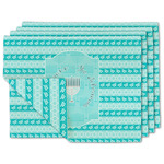 Hanukkah Linen Placemat w/ Name or Text