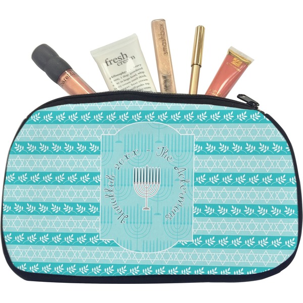 Custom Hanukkah Makeup / Cosmetic Bag - Medium (Personalized)