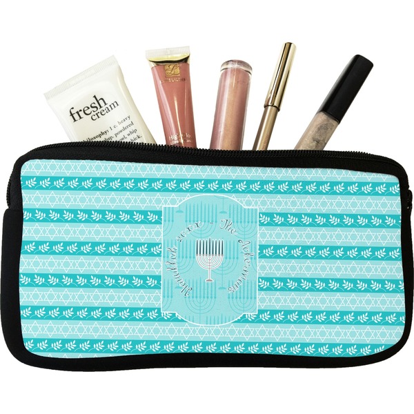 Custom Hanukkah Makeup / Cosmetic Bag (Personalized)