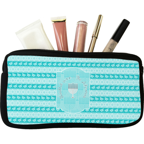 Custom Hanukkah Makeup / Cosmetic Bag (Personalized)