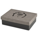 Hanukkah Gift Boxes w/ Engraved Leather Lid (Personalized)