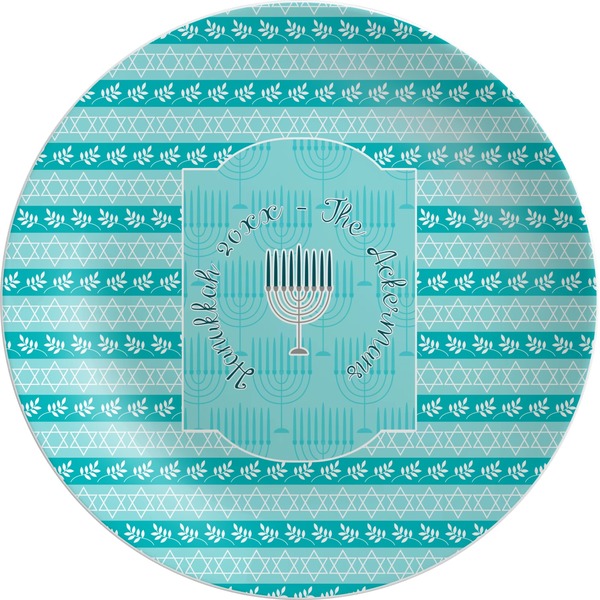 Custom Hanukkah Melamine Plate (Personalized)