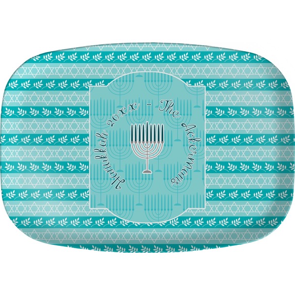 Custom Hanukkah Melamine Platter (Personalized)