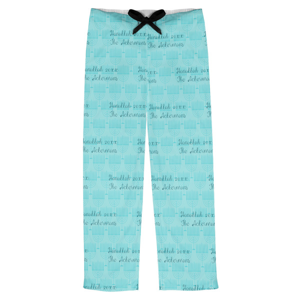 Custom Hanukkah Mens Pajama Pants - M (Personalized)