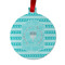 Hanukkah Metal Ball Ornament - Double Sided w/ Name or Text