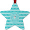 Hanukkah Metal Star Ornament - Double Sided w/ Name or Text