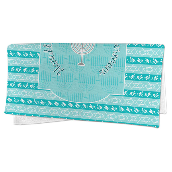 Hanukkah Microfiber Dish Rag - FOLDED (half)