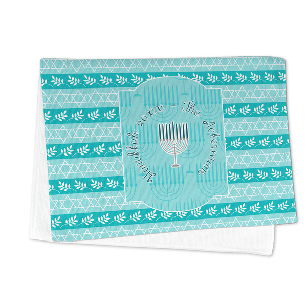 Hanukkah Microfiber Dish Towel - FOLDED HALF