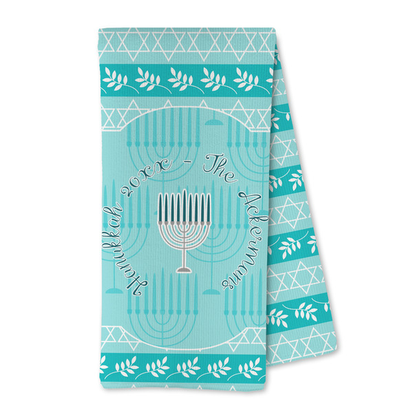 Custom Hanukkah Kitchen Towel - Microfiber (Personalized)
