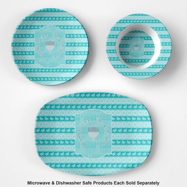 Hanukkah Microwave & Dishwasher Safe CP Plastic Dishware - Group