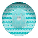Hanukkah Microwave Safe Plastic Plate - Composite Polymer (Personalized)
