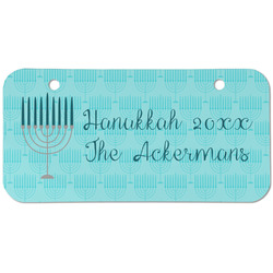 Hanukkah Mini/Bicycle License Plate (2 Holes) (Personalized)