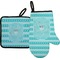 Hanukkah Oven Mitt & Pot Holder Set w/ Name or Text