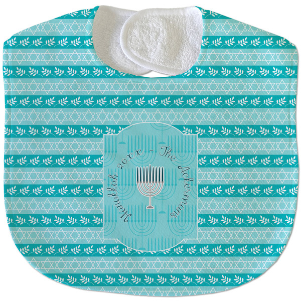 Hanukkah New Baby Bib - Closed and Folded