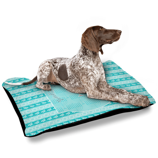 Hanukkah Outdoor Dog Beds - Large - IN CONTEXT