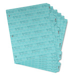 Hanukkah Binder Tab Divider - Set of 6 (Personalized)