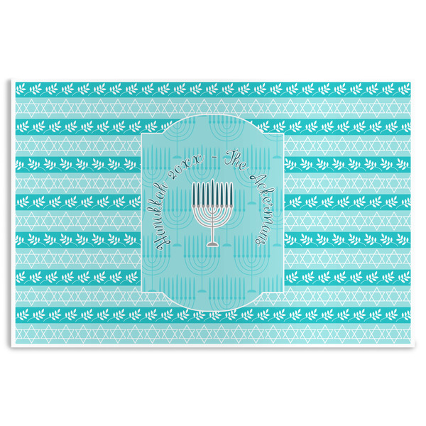 Custom Hanukkah Disposable Paper Placemats (Personalized)