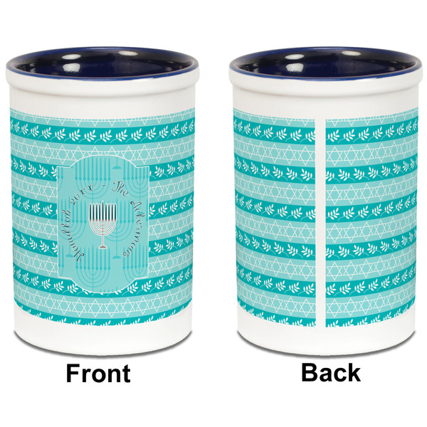 Hanukkah Pencil Holder - Blue - approval