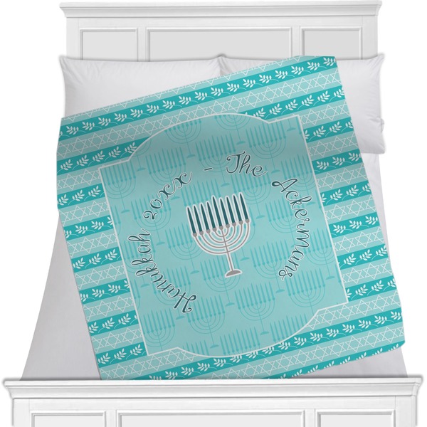 Custom Hanukkah Minky Blanket (Personalized)