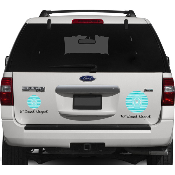 Hanukkah Personalized Car Magnets on Ford Explorer