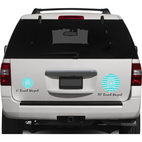 Hanukkah Personalized Car Magnets on Ford Explorer