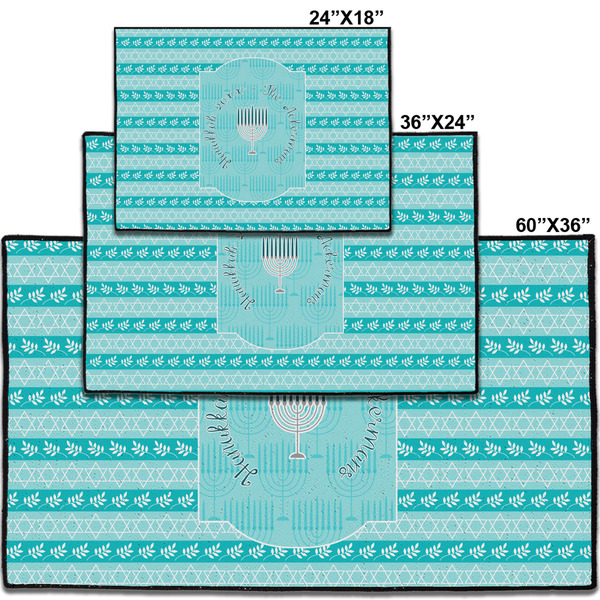 Hanukkah Personalized Door Mat - Group Parent IMF
