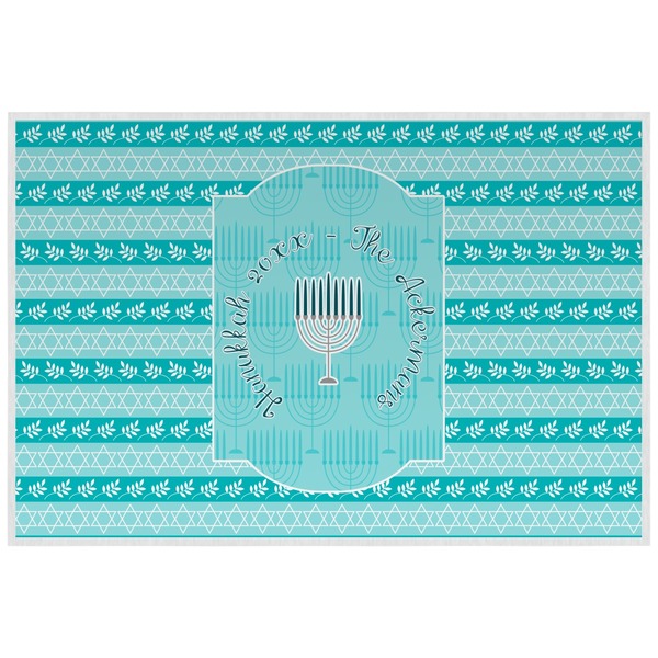 Custom Hanukkah Laminated Placemat w/ Name or Text